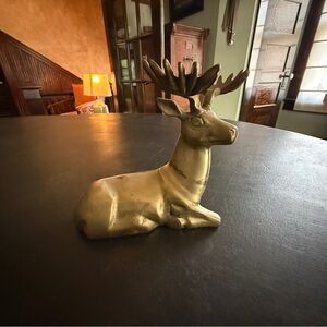 Brass Deer Figurine